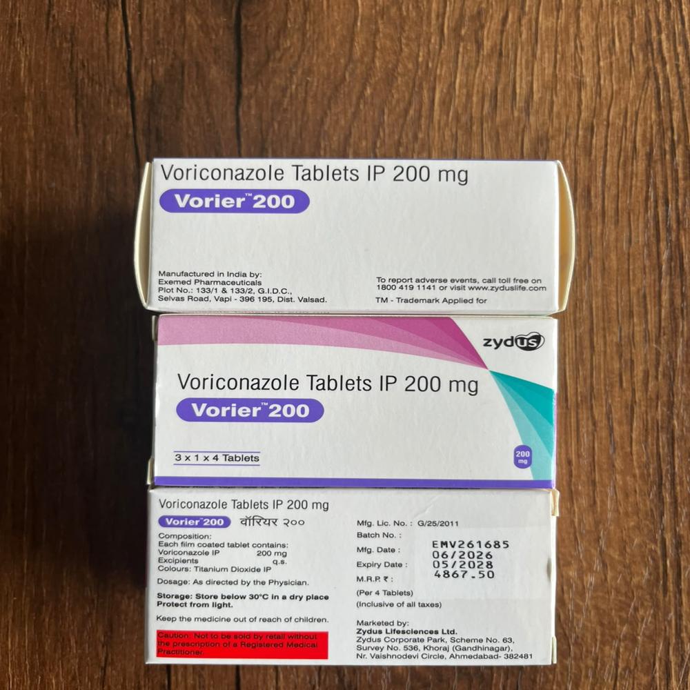 Vorier 200Mg Tablet - Origin: Indian