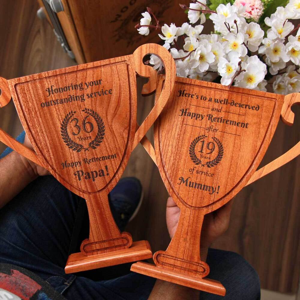 Customized Wooden Trophies