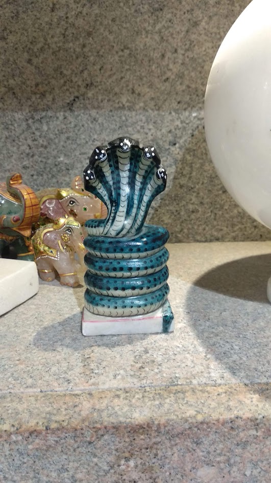 Marble Snake - Color: White