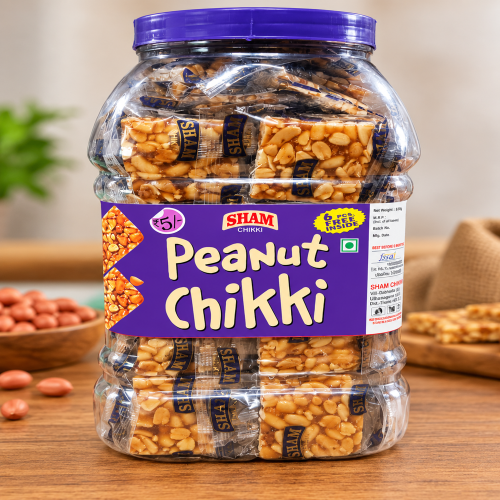 Peanut Chikki - Carbohydrate: 60 Grams (G)