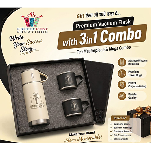 Premium Vacuum Flask 3 in 1 Combo Pack
