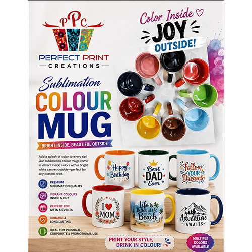 Sublimation Printed Colour Mug