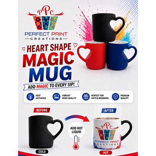 Heart Shape Magic Mug