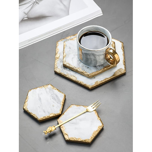 Fancy Royal Marble Coaster