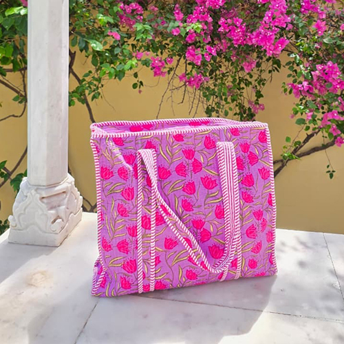 Block Print Tote Bag