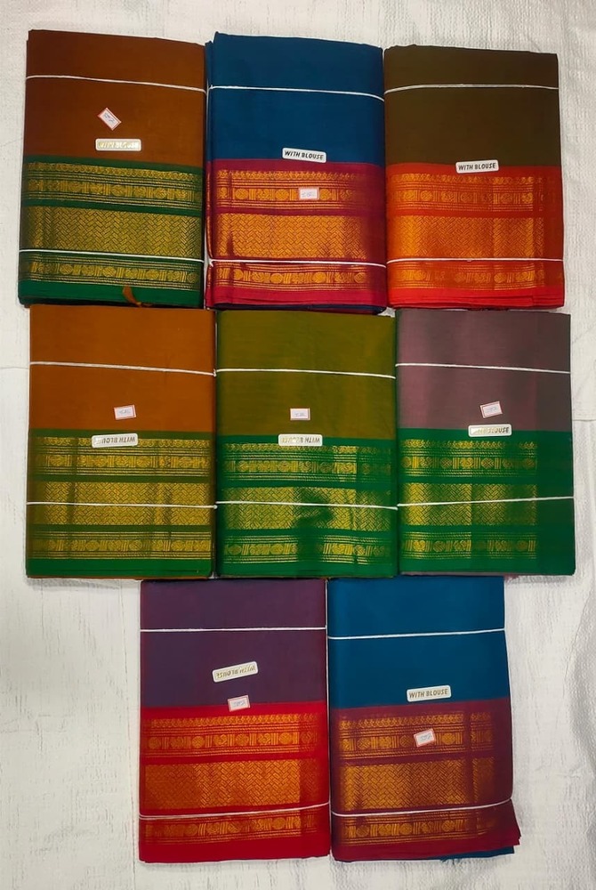 Cotton Kanchipuram Saree