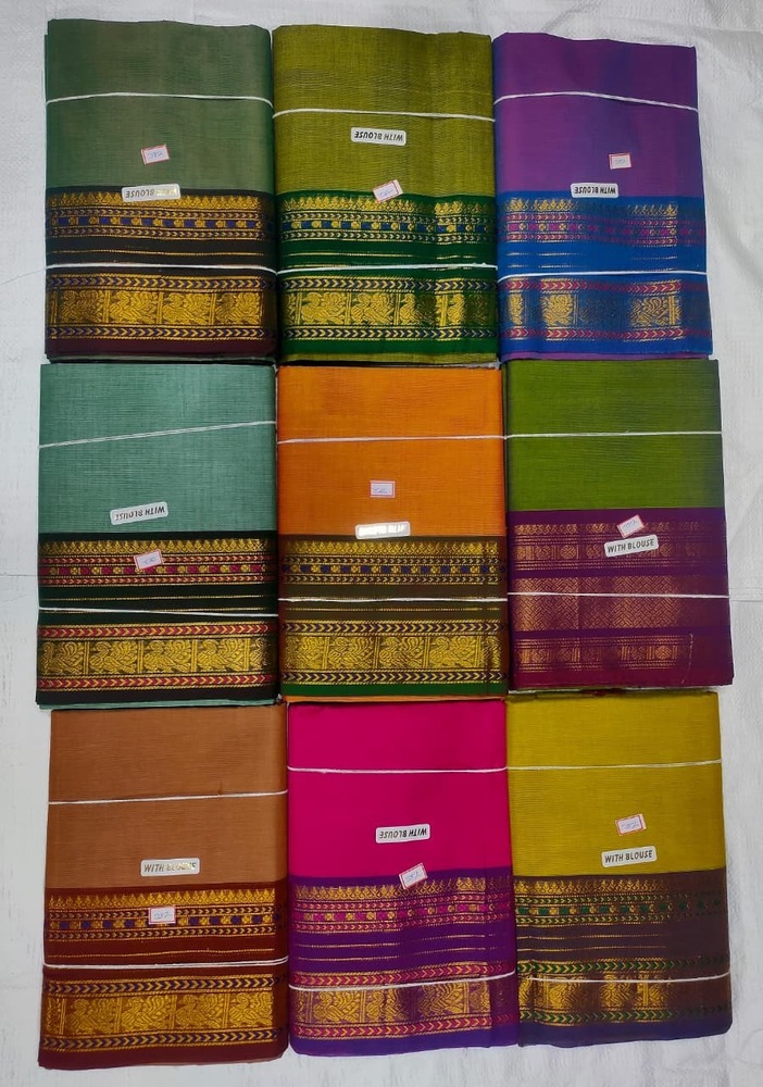 Cotton Kanchipuram Saree
