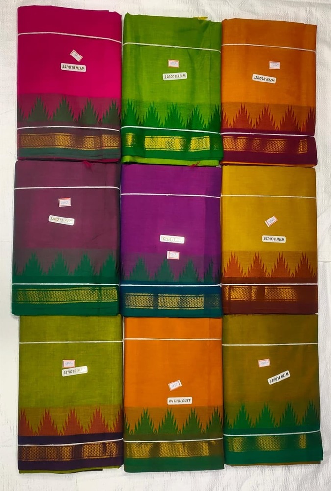 Cotton Kanchipuram Saree