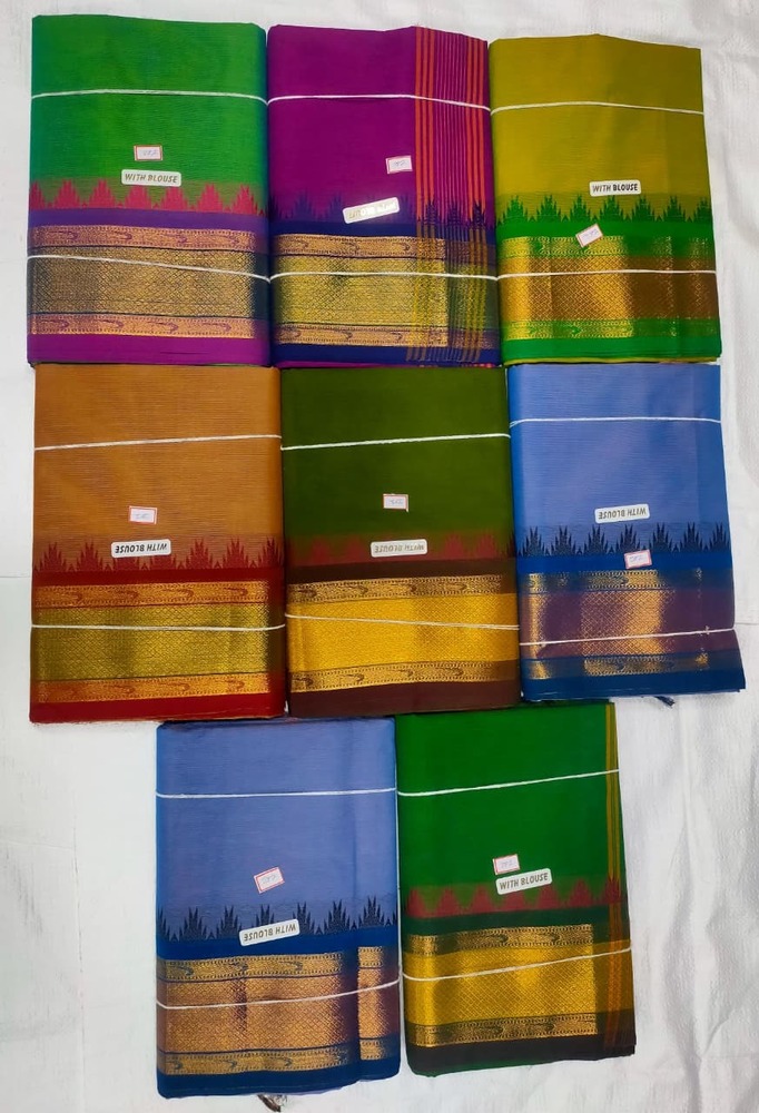 Cotton Kanchipuram Saree