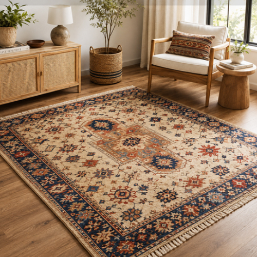 Handmade Knotted Rug