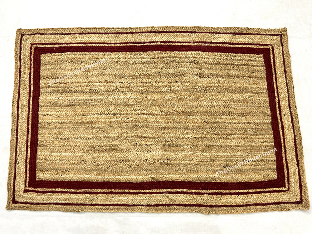 JR09C Handcrafted Jute Rug