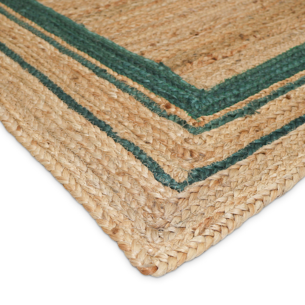 JR09B Fiber Braided Jute Rug