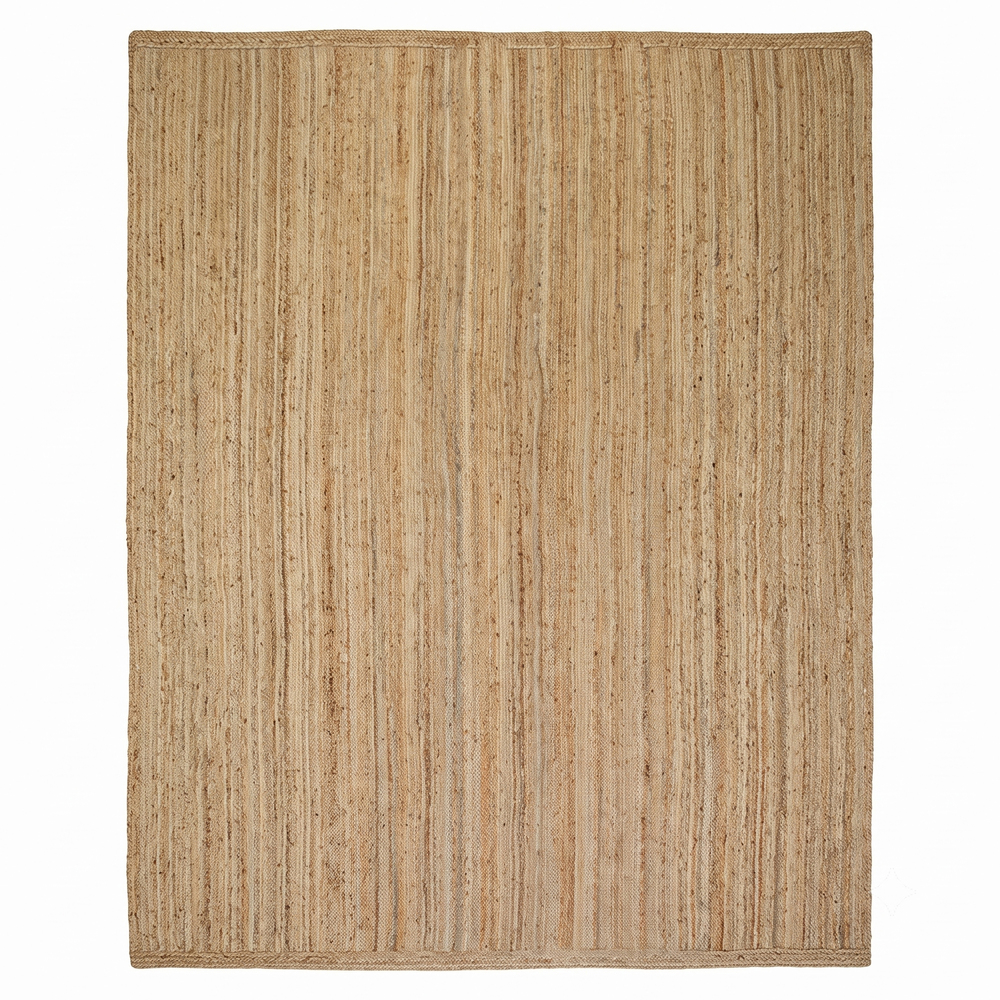 Natural Tan Braided Jute Runner Rug