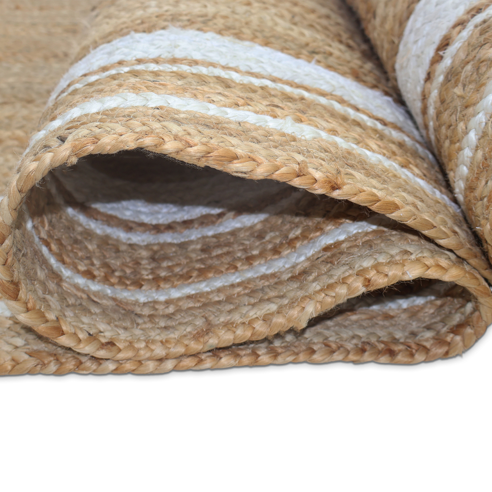 JR09D Handwoven Jute Rug