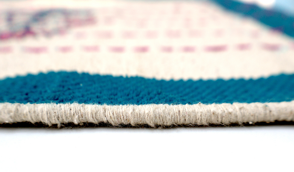 KN05 Handmade Stitched Cotton Kantha Rug