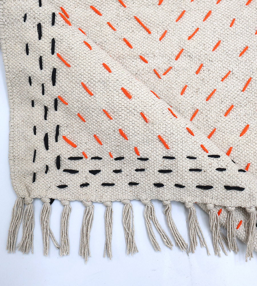 KN01 Hand Stitched Cotton Kantha Rug