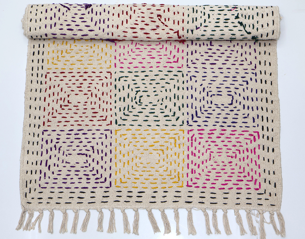 KN04 Handmade Cotton Kantha Rug
