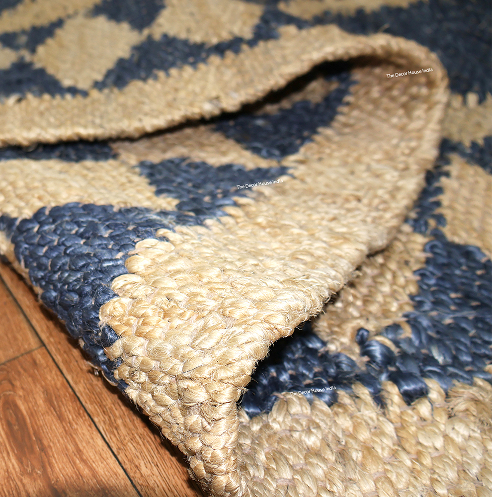 JR93 Blue Geometric Area Rug