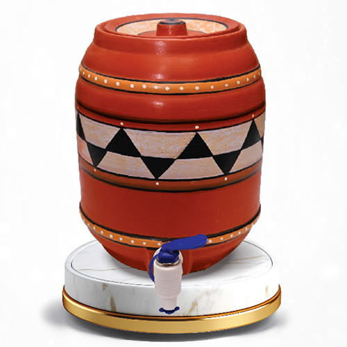 5 Ltr Vista Red Clay Water Pot
