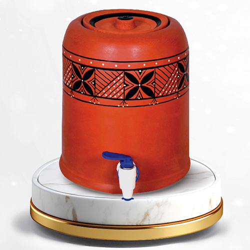 6 Ltr Tito Red Clay Water Pot