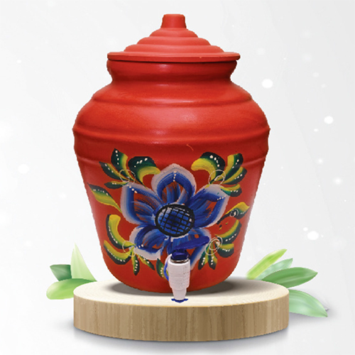 15 Ltr Balaji Red Clay Water Pot