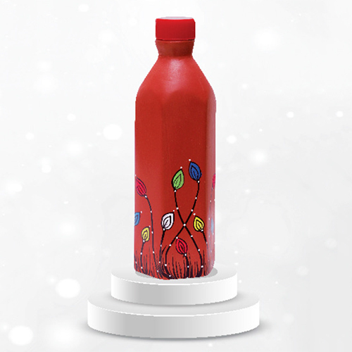 08C 1 Ltr Red Clay Water Bottle