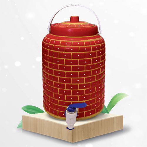 5 Ltr Skyline Red Clay Water Jug
