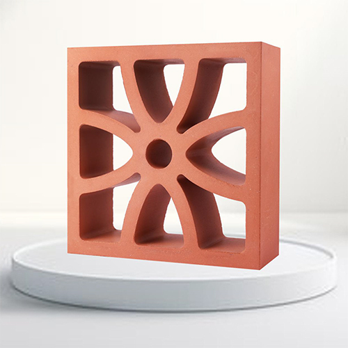 Four Patel Design Red Clay Decorative Grill