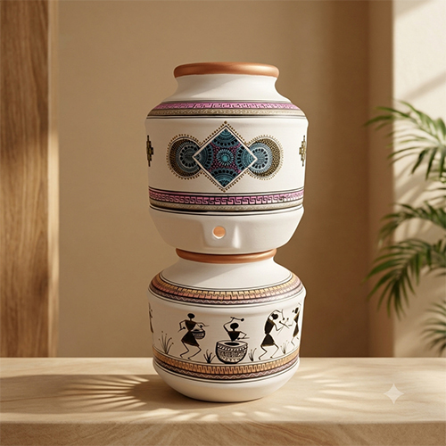 Printed Water Clay Pot