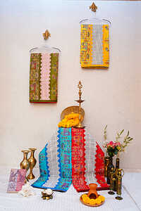 DN-2841 Chur Cotton Batick Kanjeevaram Sarees
