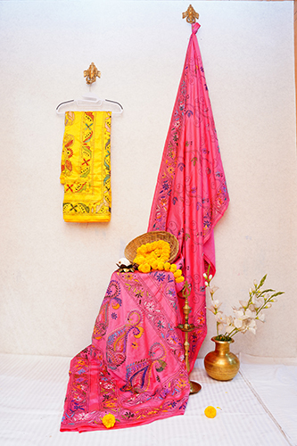 Dupian Katha Kanjeevaram Saree