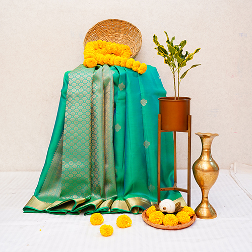 DN-3081 Kanchipuram Silk Saree