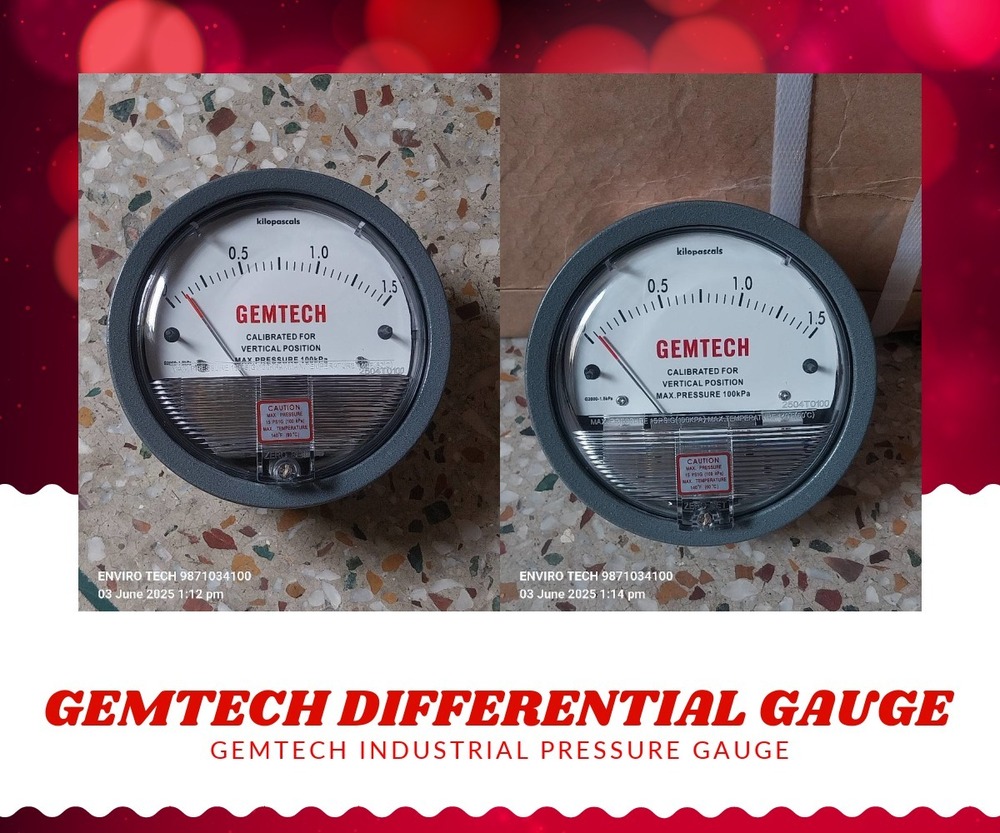GEMTECH DIFFERENTIAL PRESSURE GAUGE NEAR BCD Government Industrial Estate Mumbai.