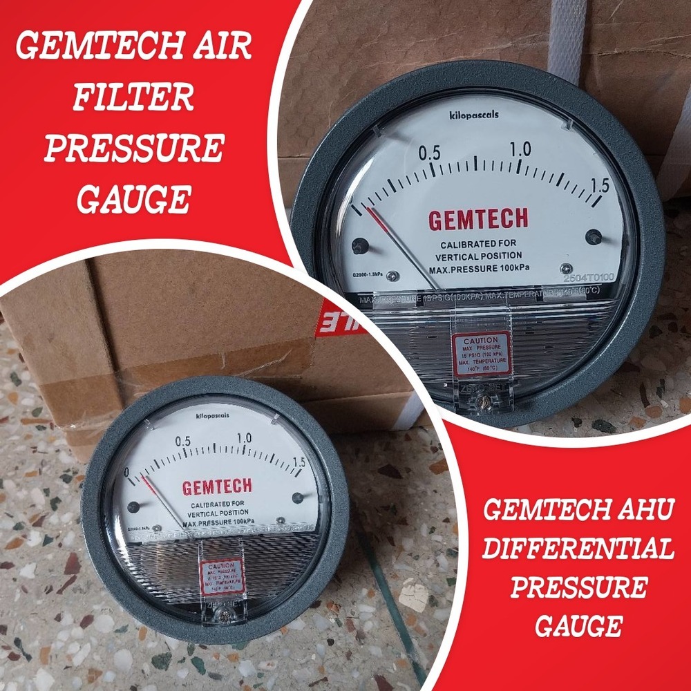 GEMTECH DIFFERENTIAL PRESSURE GAUGE NEAR BCD Government Industrial Estate Mumbai.