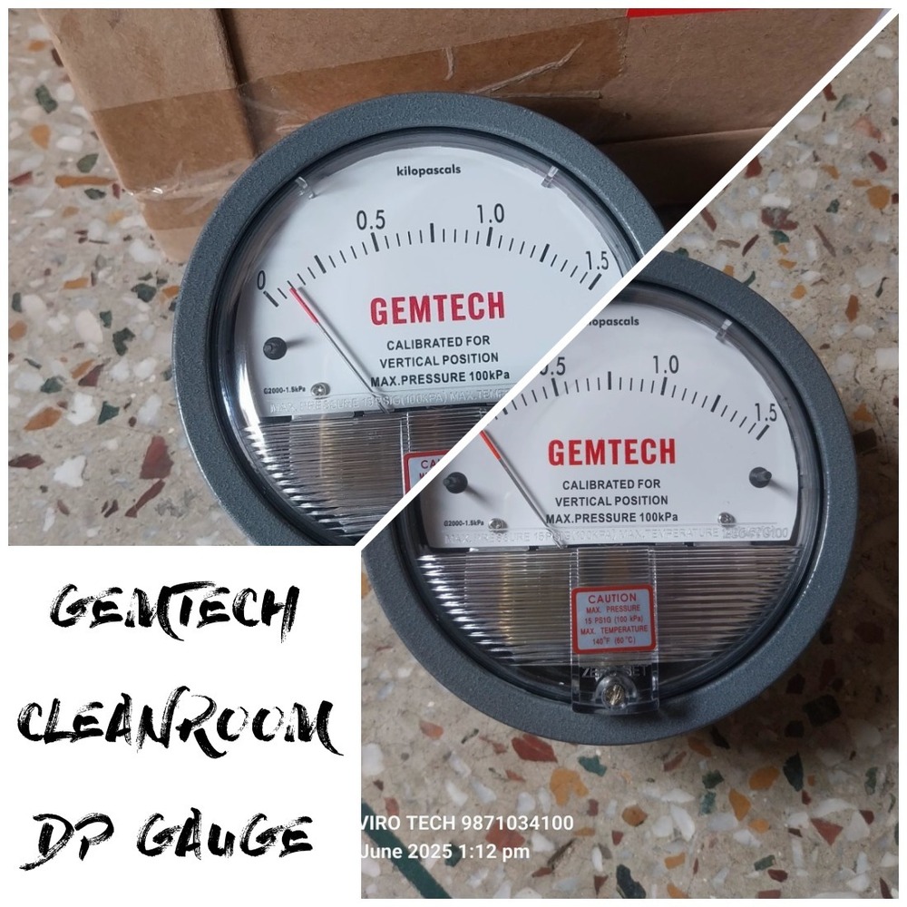 GEMTECH DIFFERENTIAL PRESSURE GAUGE Trusted By Across India
