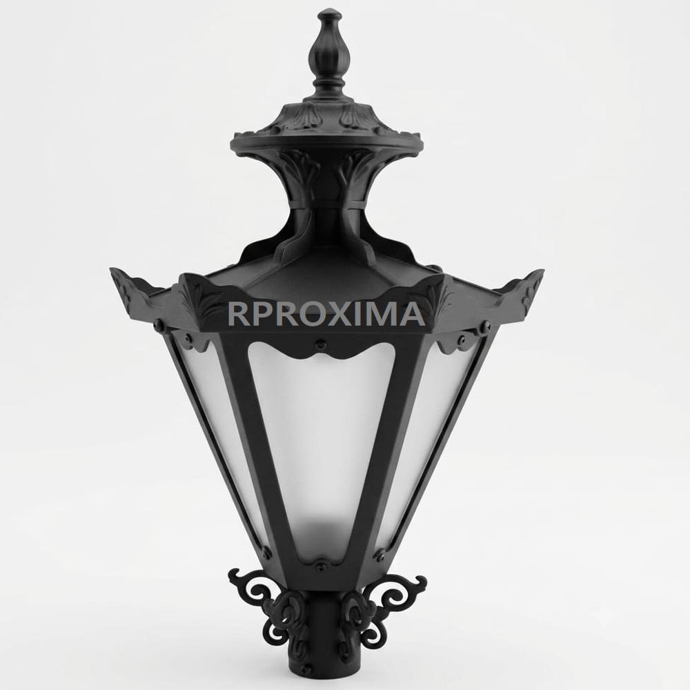 cast aluminum decorative pole light