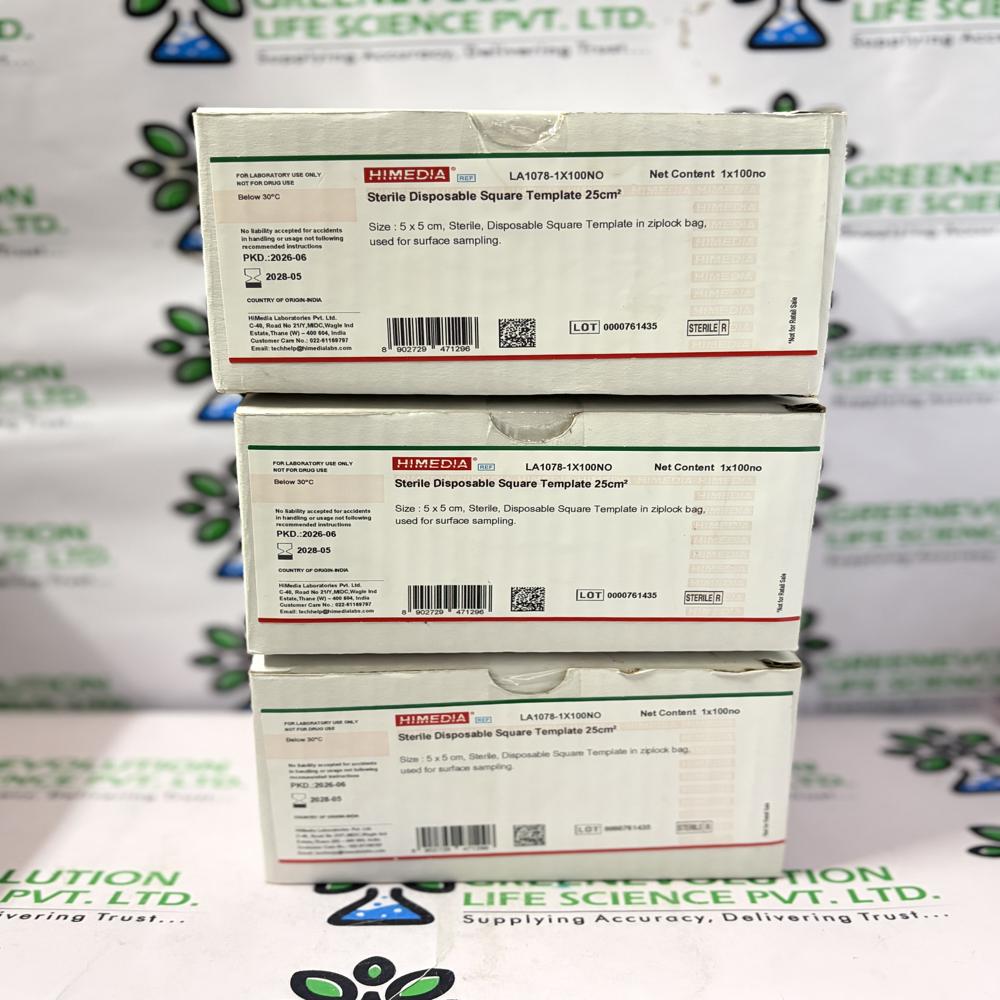 Himedia Sterile Disposable Square Template 25cm