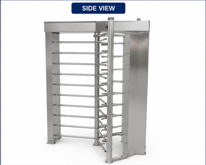 Full Height Turnstiles Gate - Color: As Per Availability