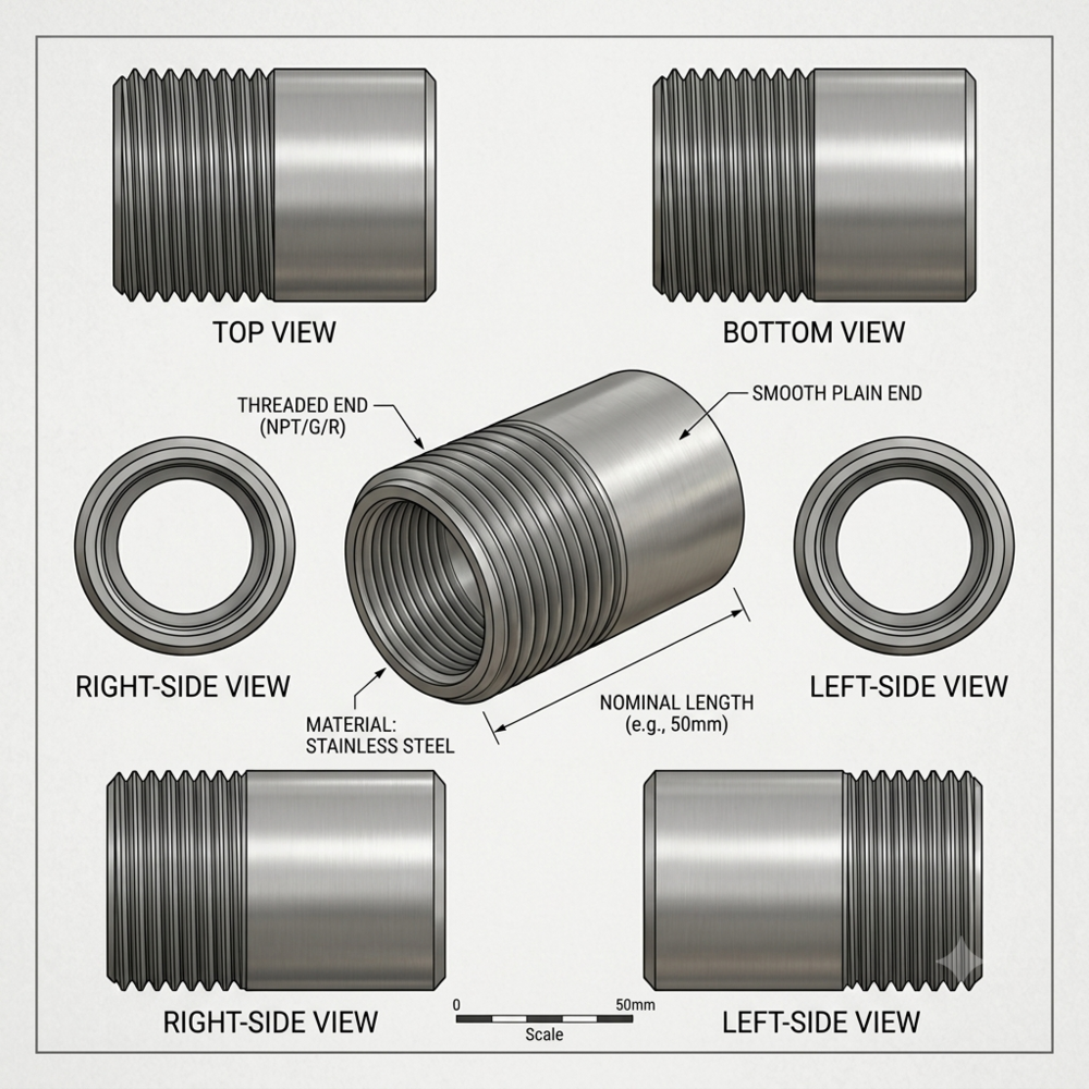 Weldplug Nipple