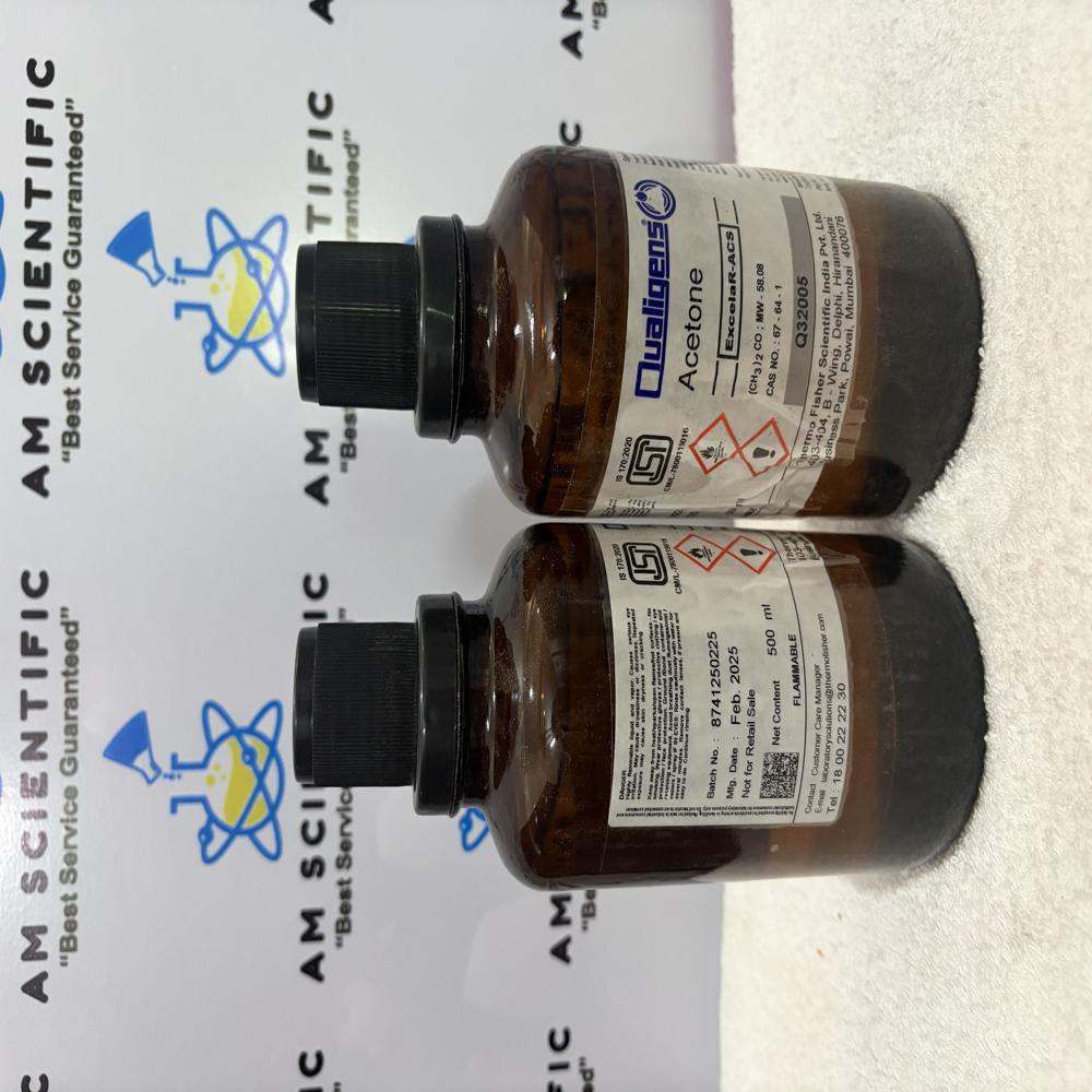 Acetone ER 500ml Qualigens