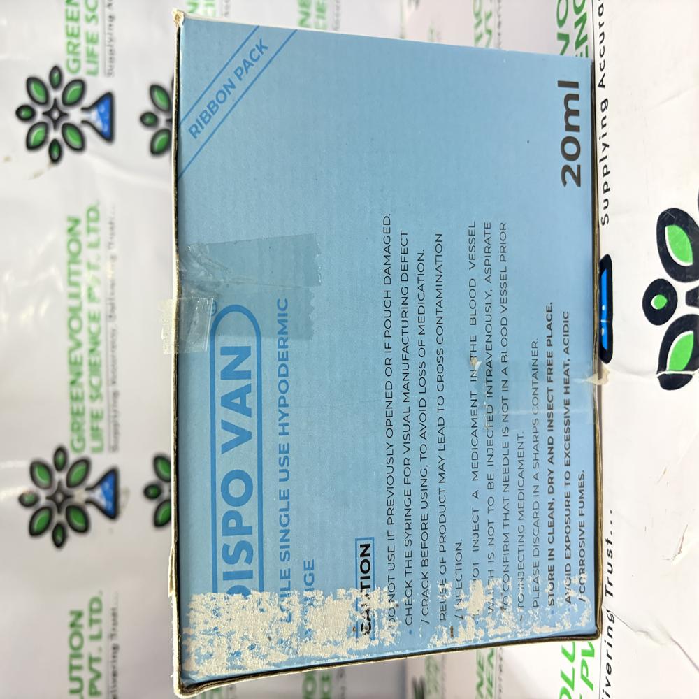 Dispo Van 50 ml Syringe without Needle
