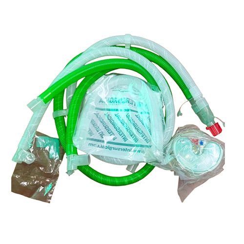 Adult double heated wire circuit with water trap, monitor line, auto-fill chamber and limb 1.6m