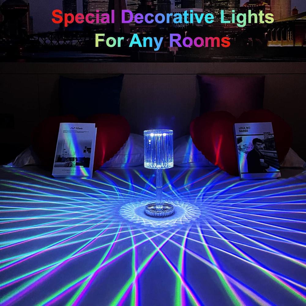 Usb Crystal Table Lamp