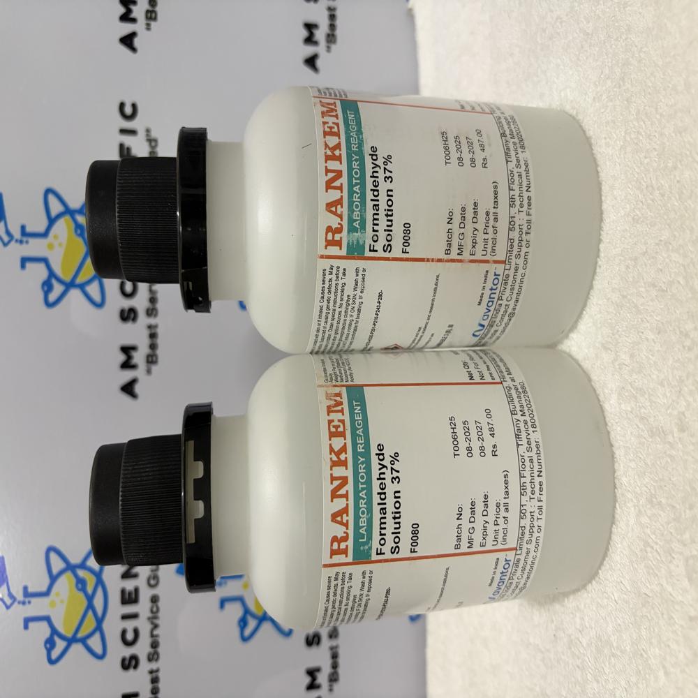 Formaldehyde solution 37-41% 500ml Rankem
