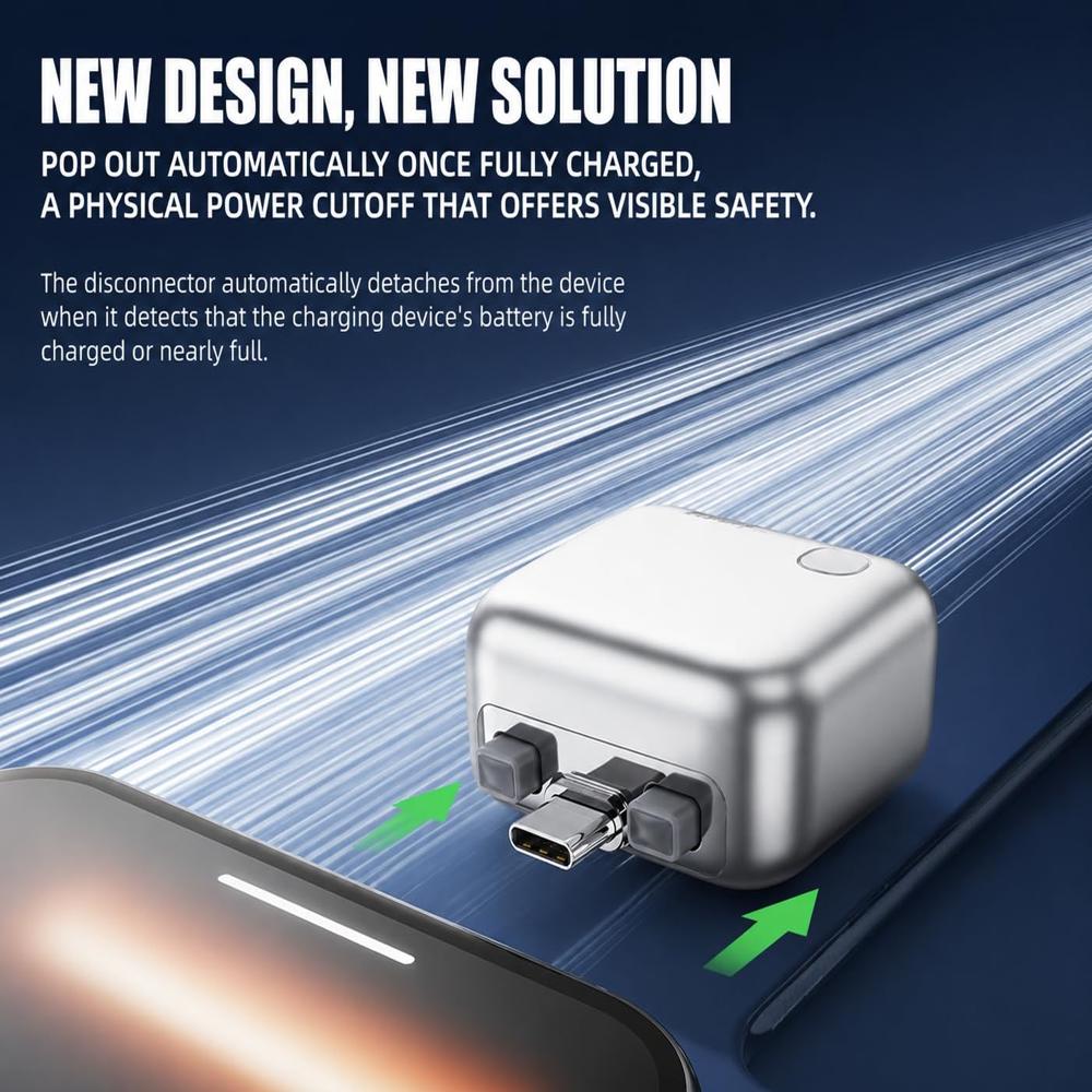 Auto Eject Charging Adapter