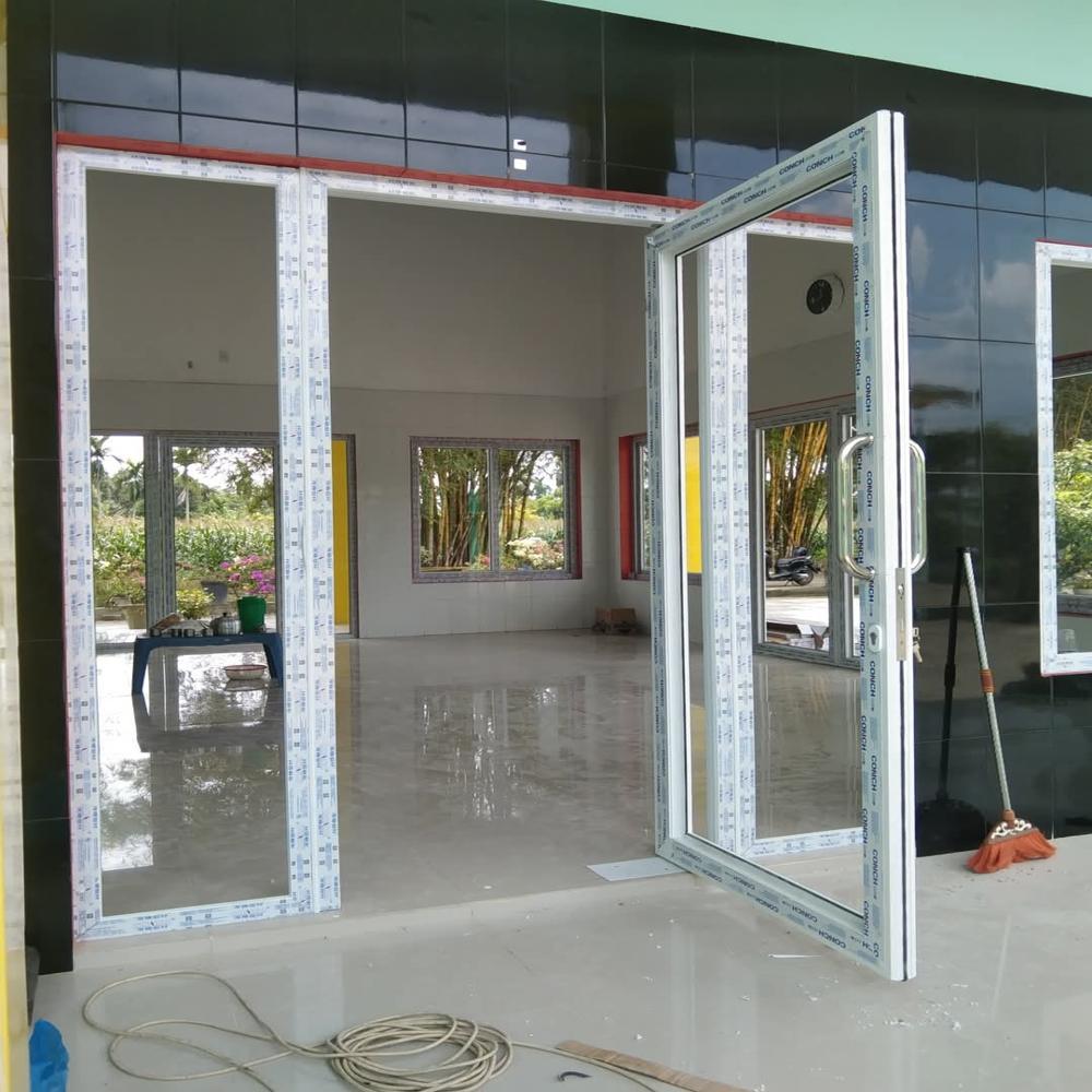Upvc Fixed Door - Color: White