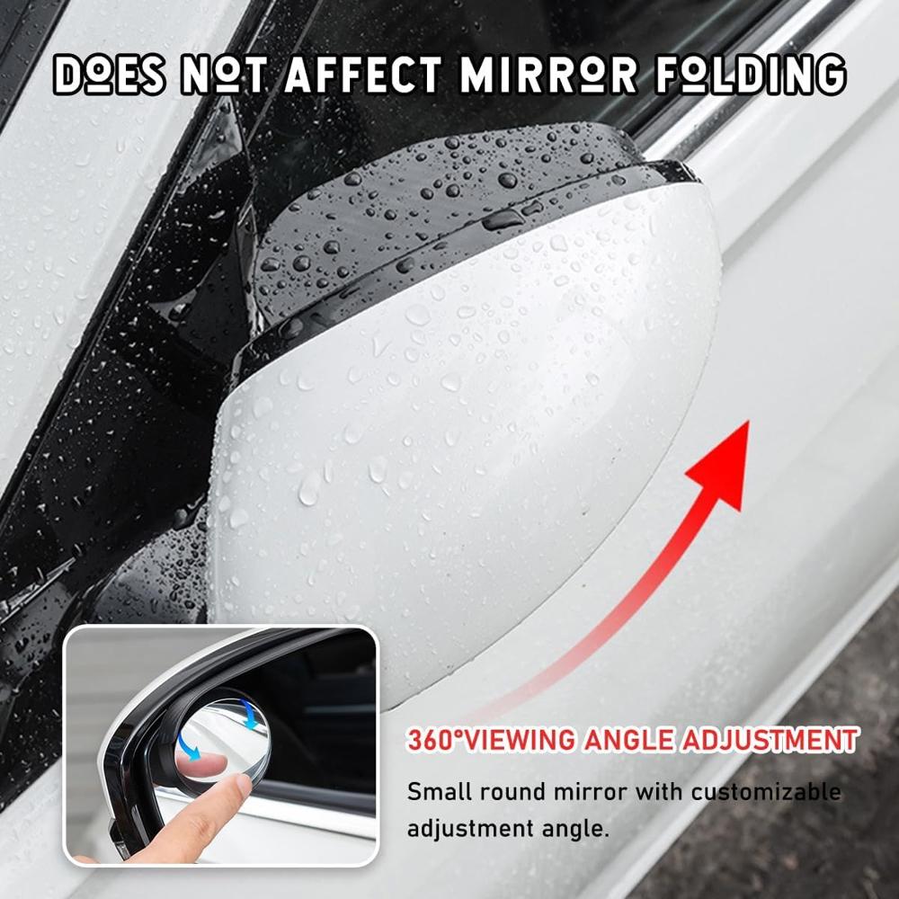 Car Rear View Mirror With Guard