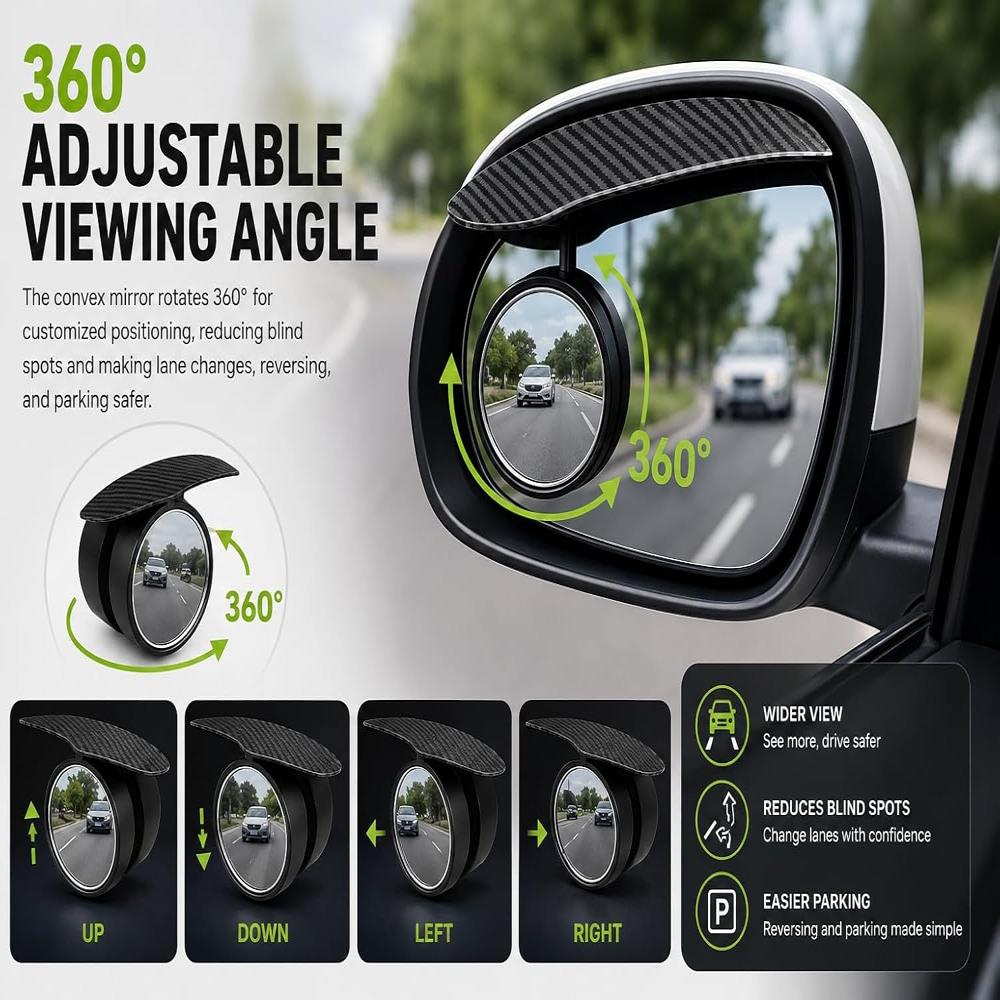Car Rear View Mirror With Guard