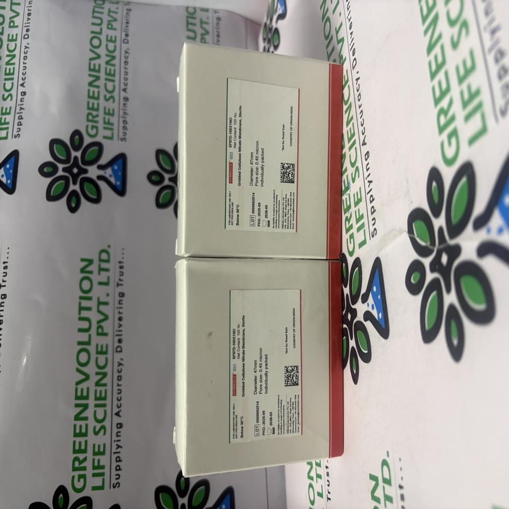 Gridded Cellulose Nitrate Membrane, Sterile Himedia