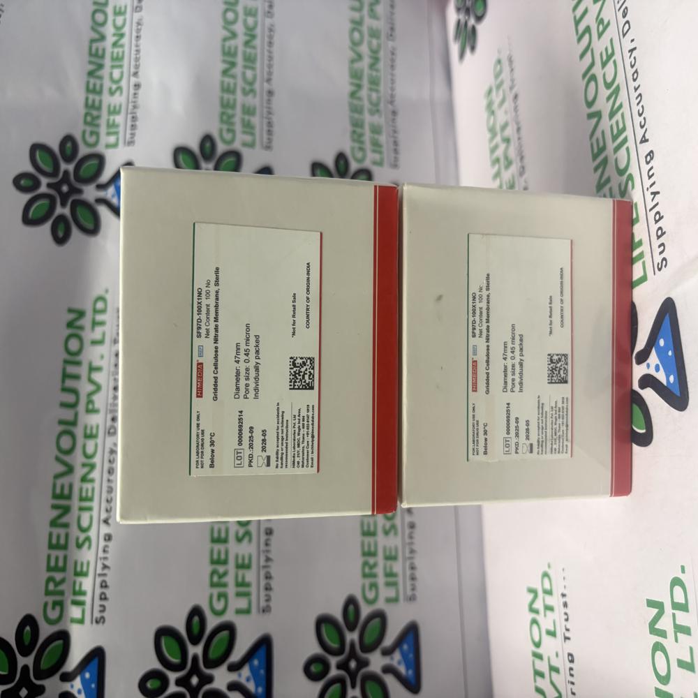 Gridded Cellulose Nitrate Membrane, Sterile Himedia